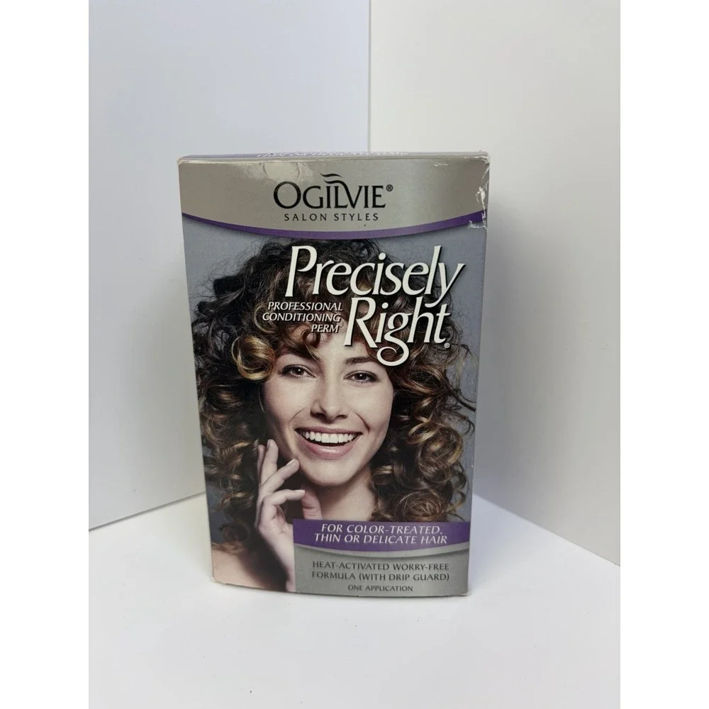 Ogilvie Salon Styles Conditioning Perm Kit for Color-Treated Thin, Delicate Hair